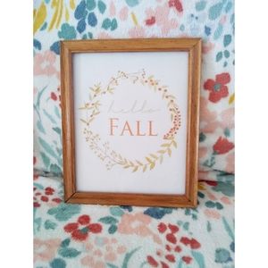 Fall wall decor